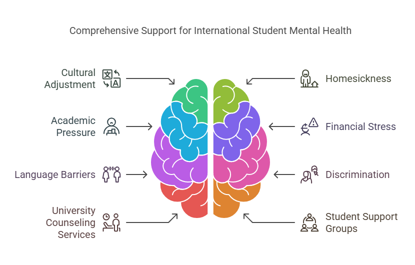 comprehensive support for international student mental health