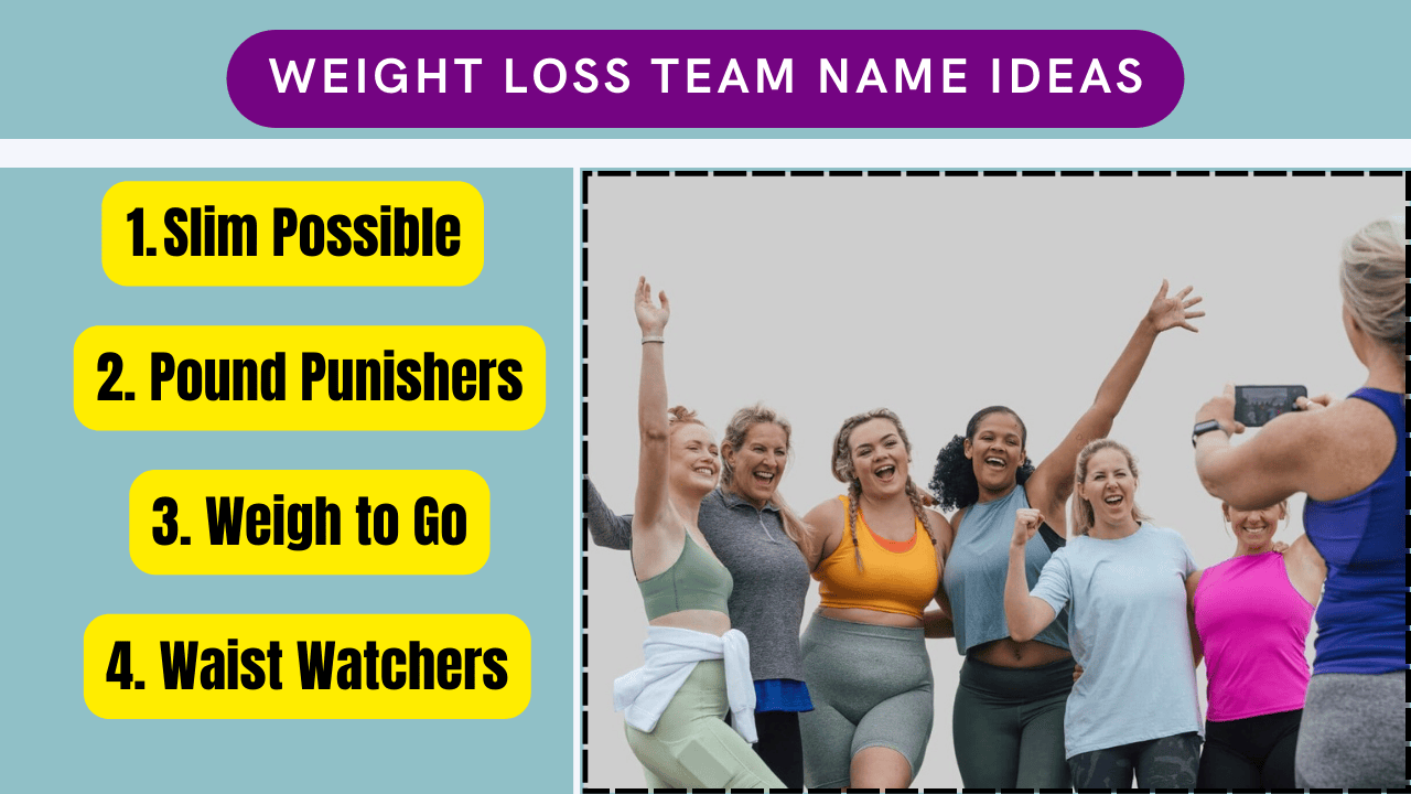 Weight loss team name ideas