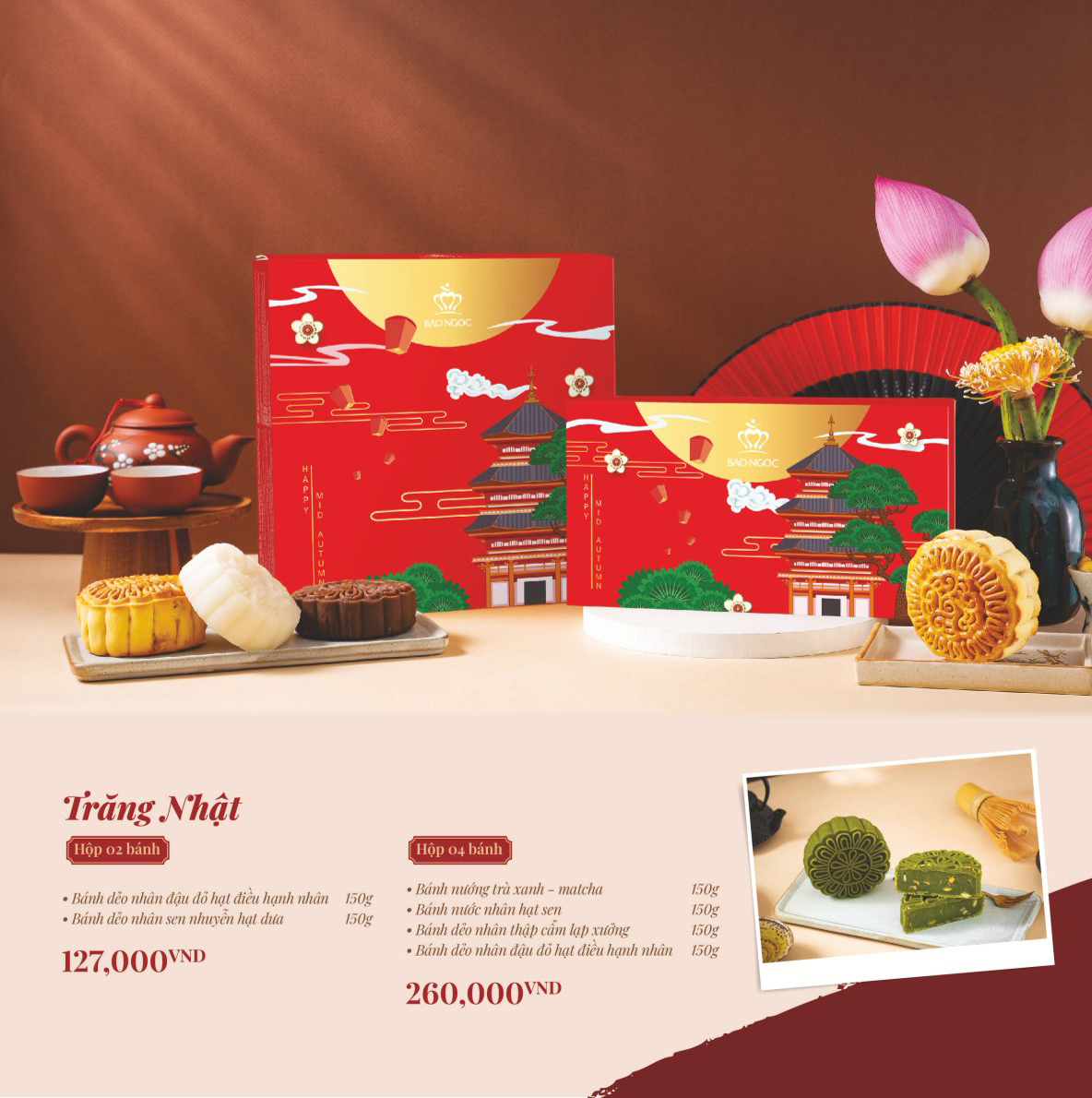 SET BÁNH TRUNG THU BẢO NGỌC HỘP TRĂNG NHẬT