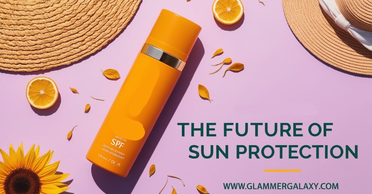 A visual representation of cutting-edge sun protection methods designed to safeguard skin from harmful UV rays in the future.
