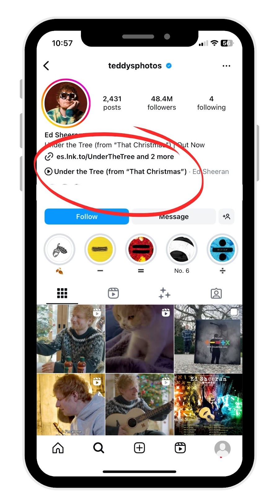 Instagram Trends in 2025: Add audio to your profile