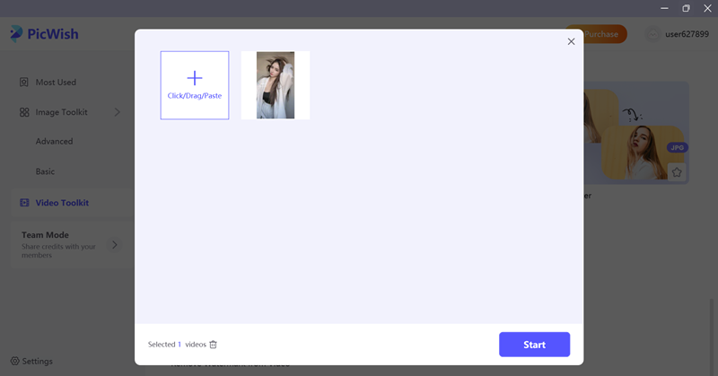 Upload a Folder to PicWish