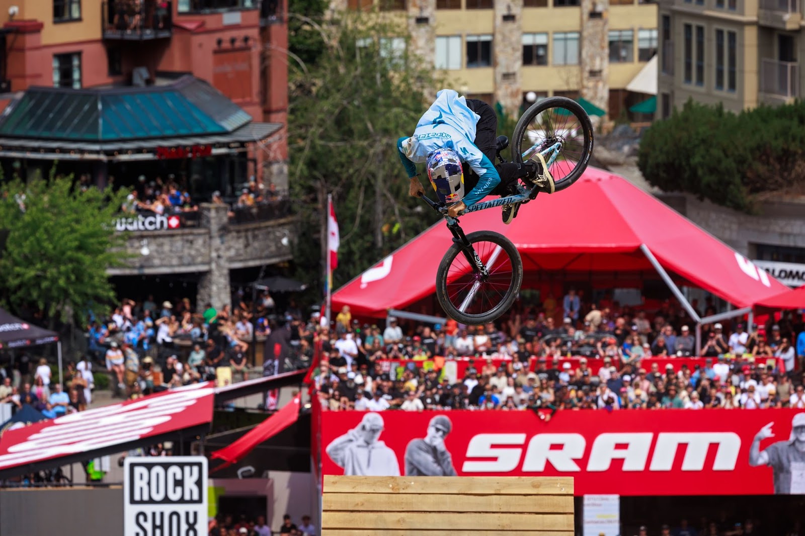 2024 Crankworx Triple Crown winner David Godziek in Whistler, B.C. Photo via Clint Trahan.