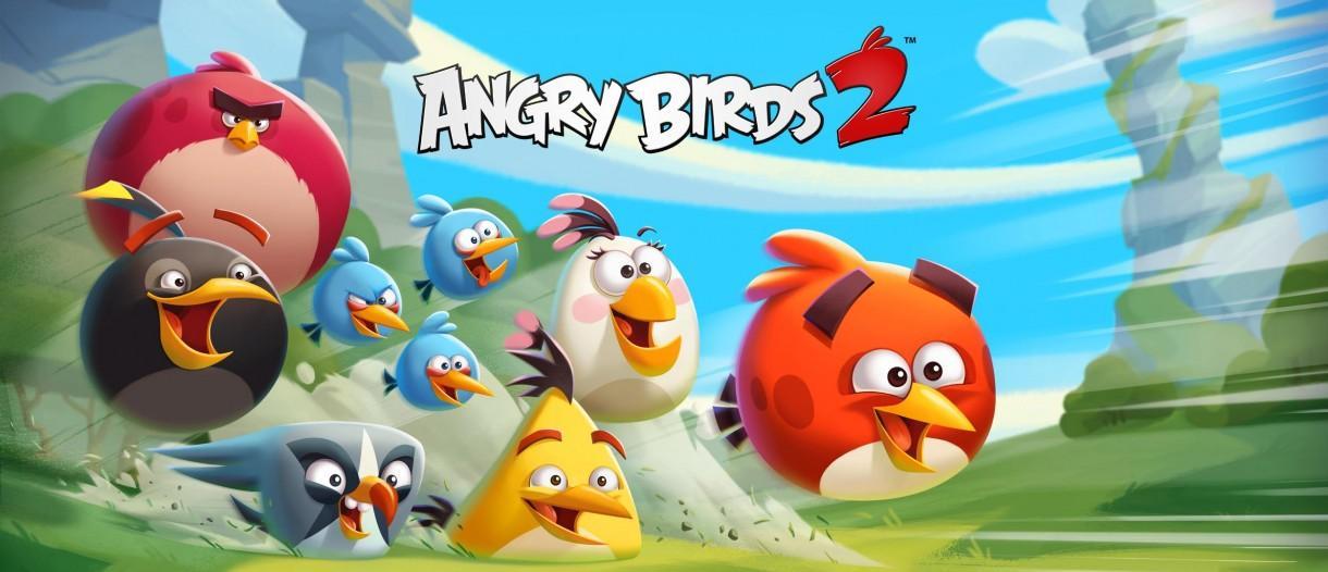 The Official Picture of Angry Birds 2 with its characters