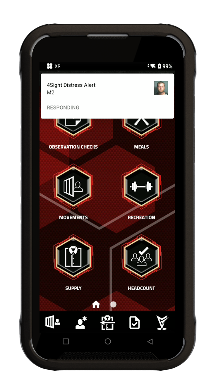 4sight notification in mobile command xr