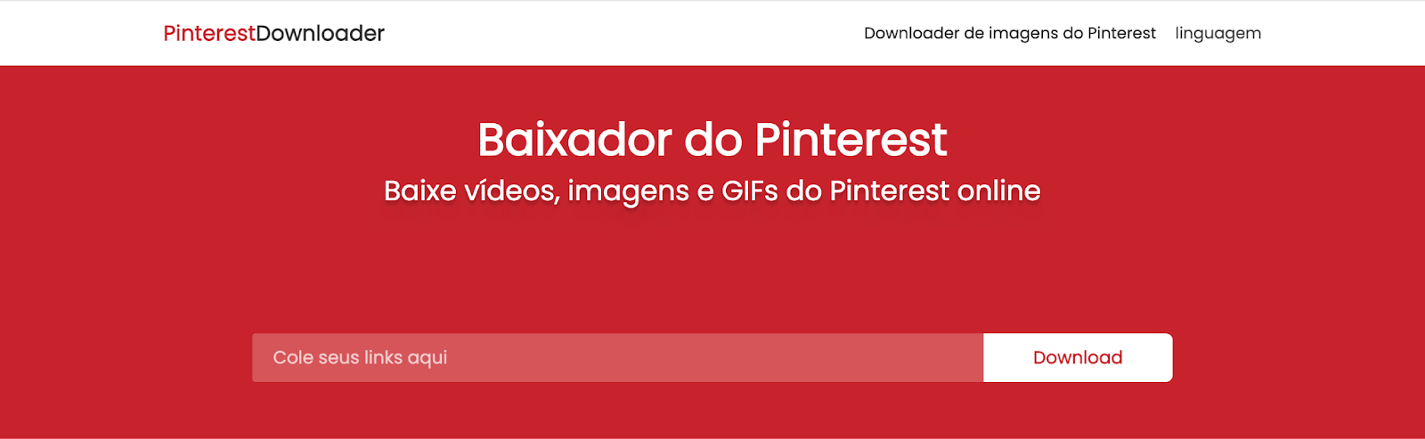 Site para baixar vídeos do Pinterest