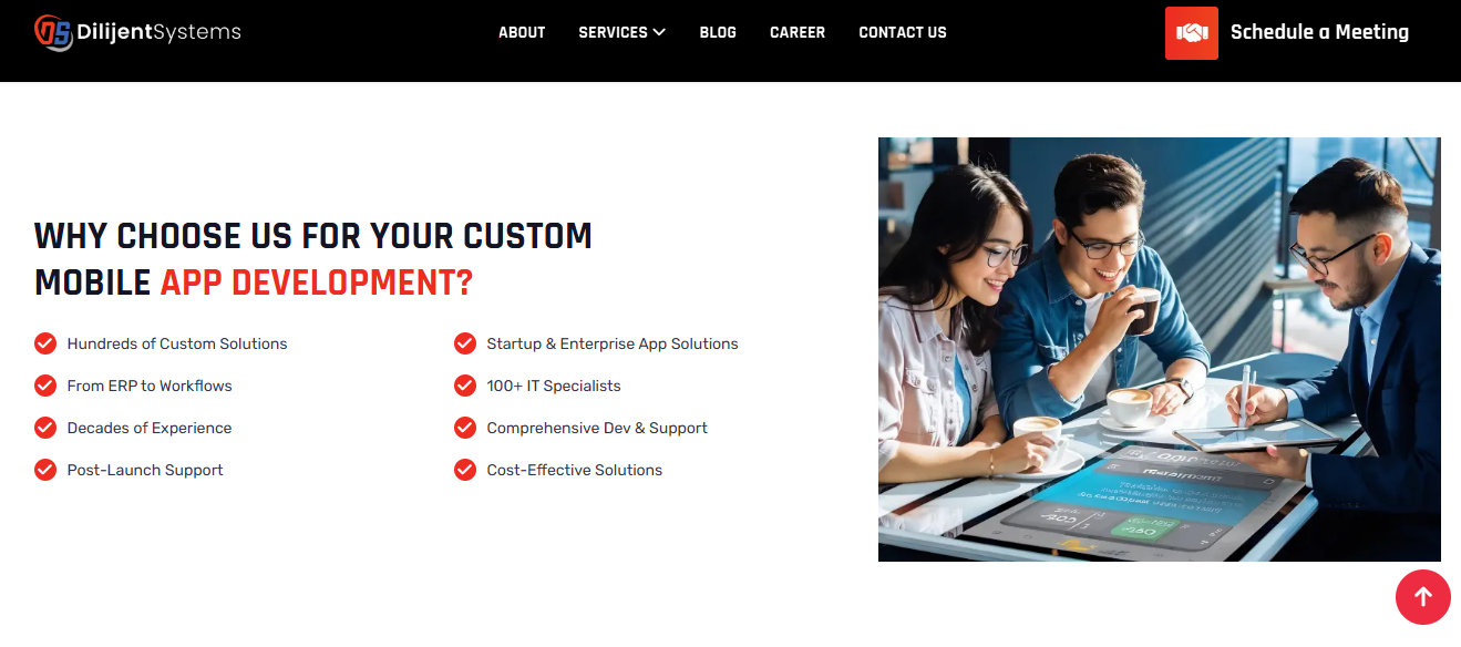 Dilijent Systems mobile app development services