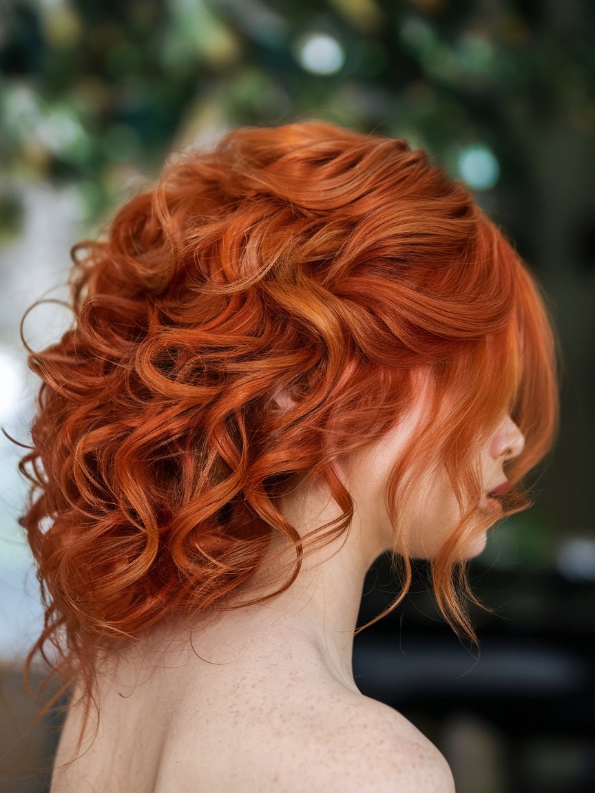 19. Voluminous Vivid Copper Waves