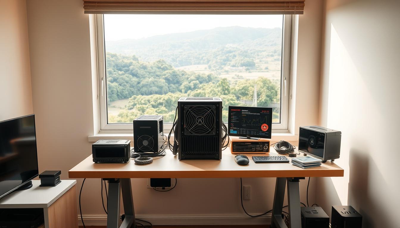 home mining setup