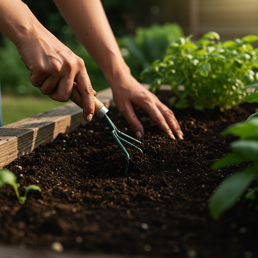 Preparing the Garden Bed for Planting Lettuce