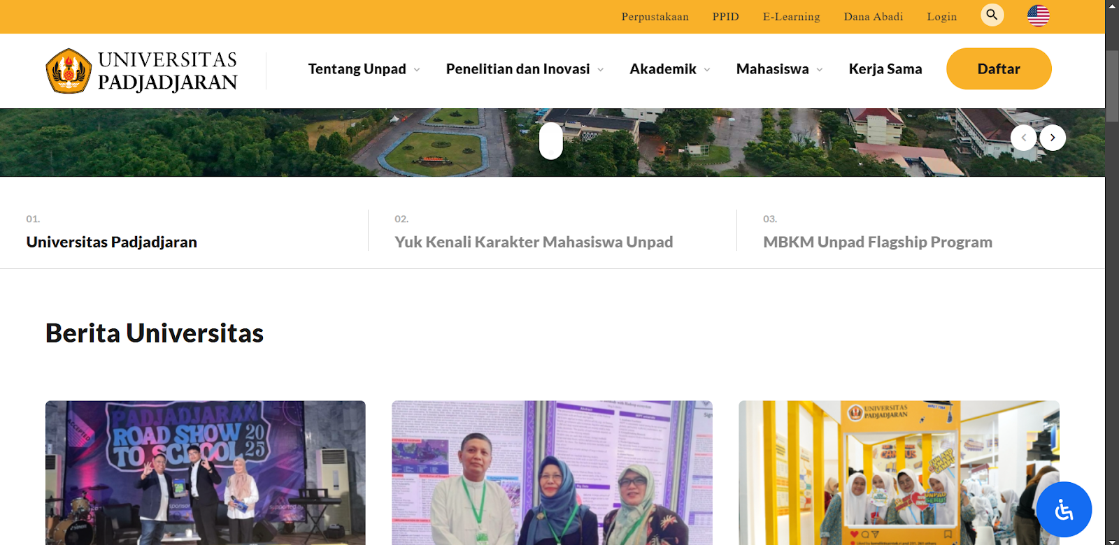 website universitas padjadjaran