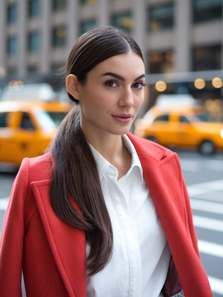 18. Sleek Ponytail