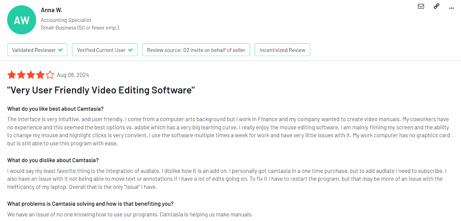 Camtasia G2 Review