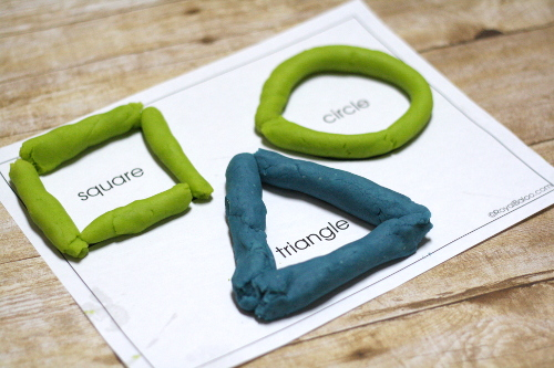 How to Teach Shapes to Kids with Engaging Games - Playdough Shapes