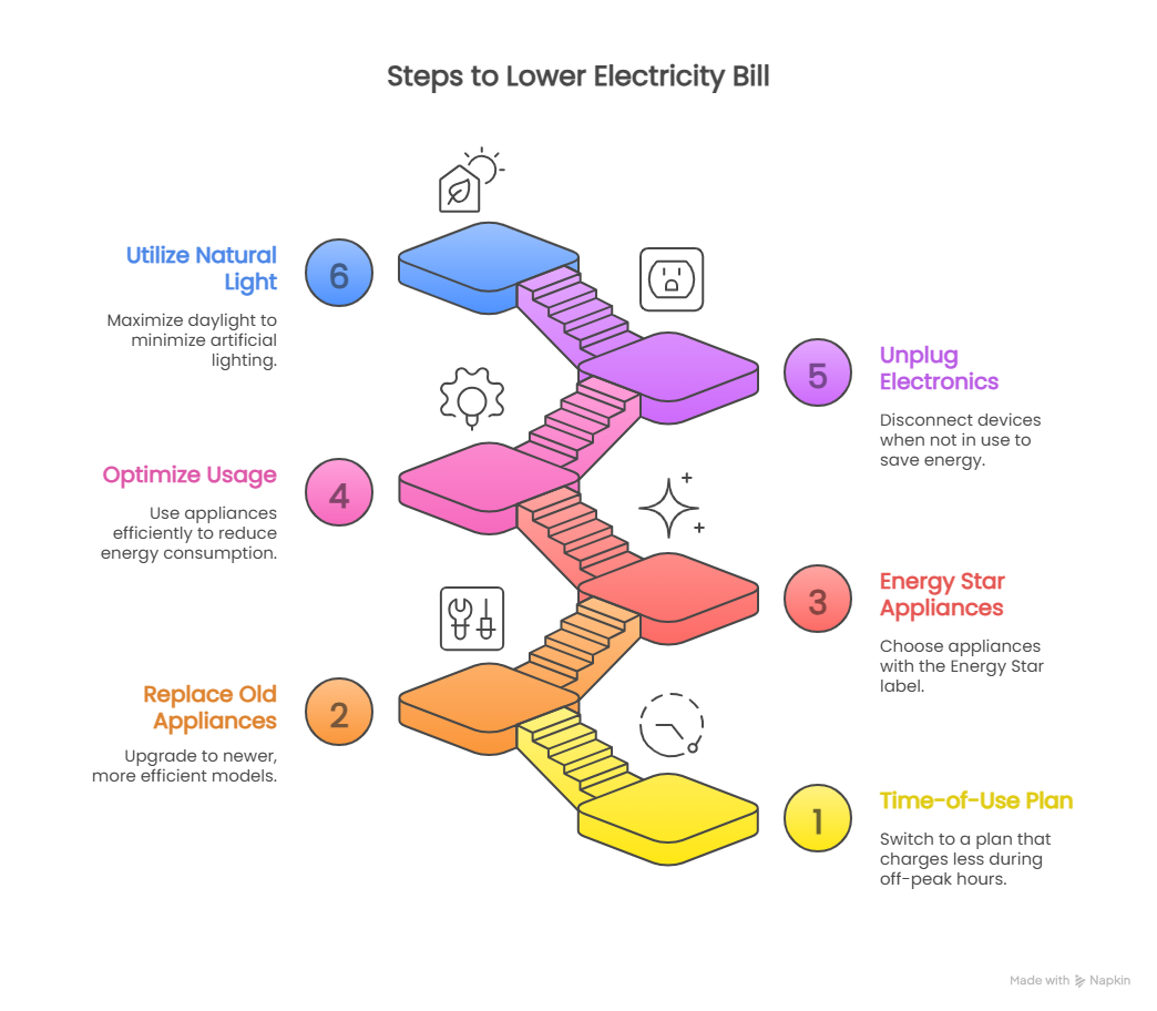 6 Practical Tips to Lower Your Electricity Bill - visual selection