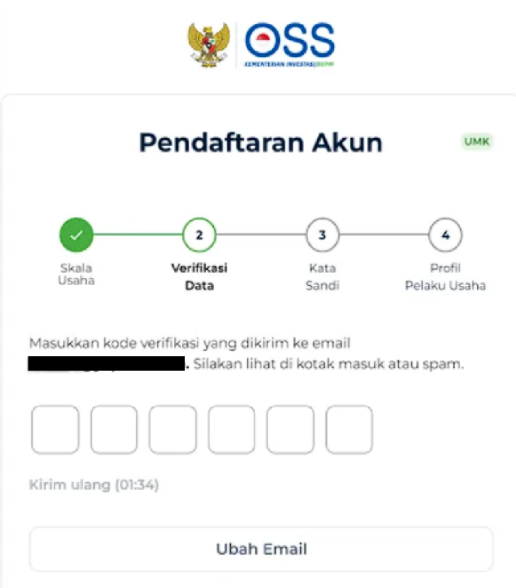 verifikasi OSS