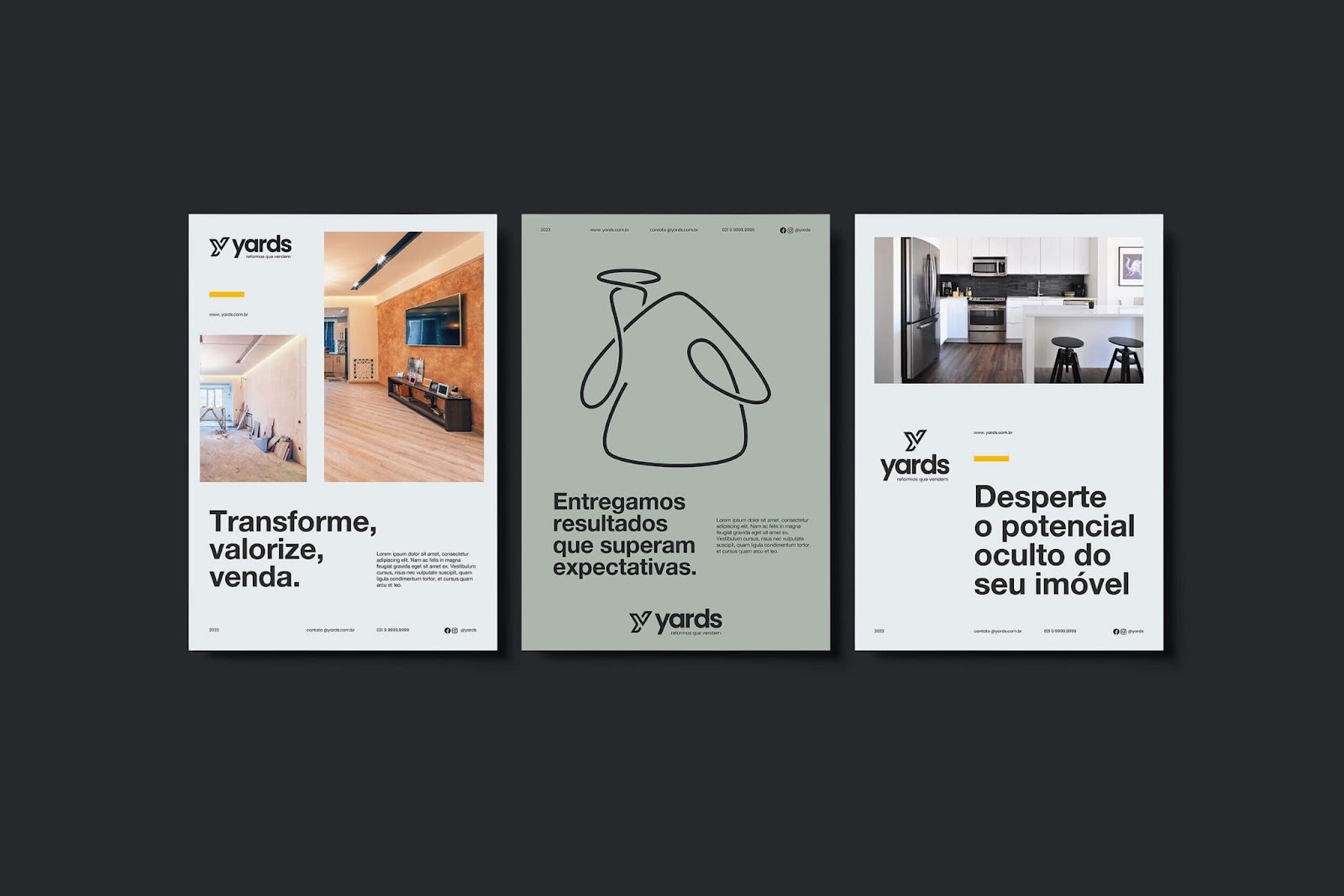 Image from the Branding: YARDS Redefining Property Renovations Through Design  article on Abduzeedo