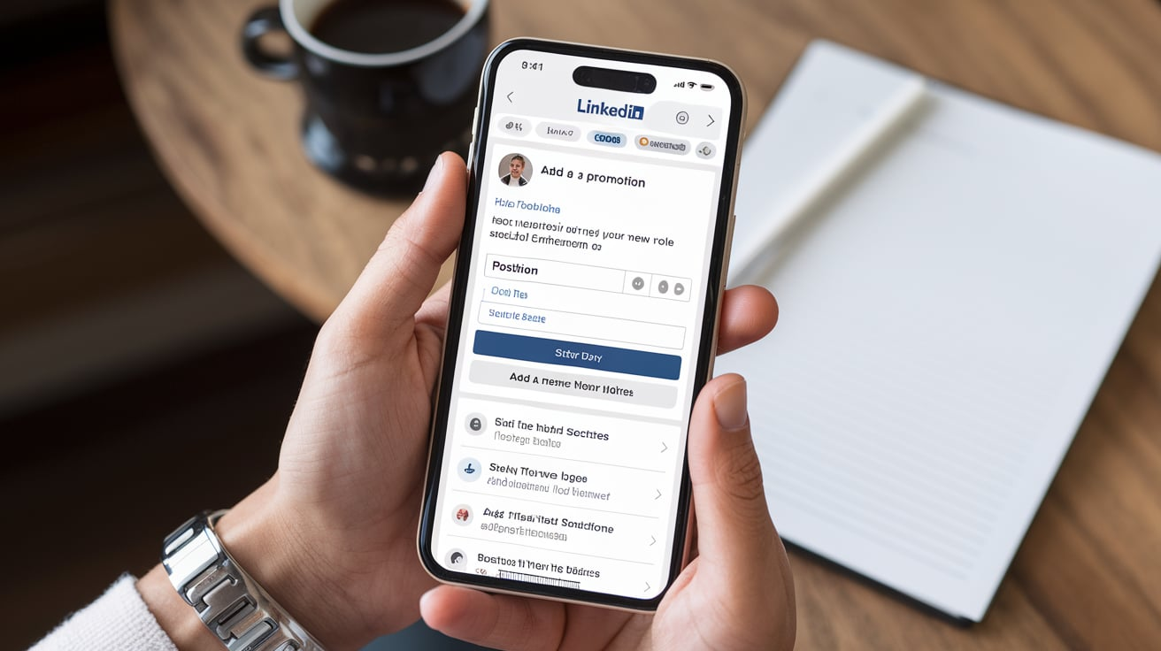 How to Add a Promotion on LinkedIn