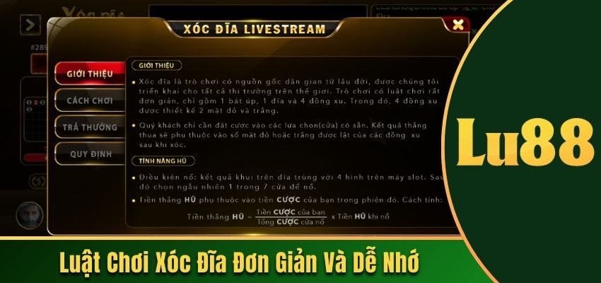 Xóc Đĩa Lu88 - Trải Nghiệm Cá Cược Chưa Bao Giờ Vui Thế!