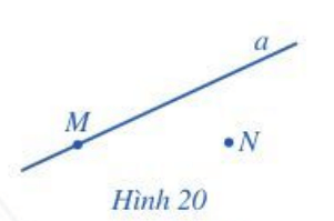 CHƯƠNG 6. HÌNH HỌC PHẲNGBÀI 1: ĐIỂM. ĐƯỜNG THẲNG1. ĐIỂMBài 1: Quan sát một phần sơ đồ khu vực Cố đô Hoa Lư (Hình 1), mỗi chấm nhỏ (màu đỏ) biểu thị vị trí của một địa danh. Hãy chỉ chấm nhỏ biểu thị vị trí Cố đô Hoa Lư và Tràng An.Giải nhanh:Cố đô Hoa Lư là điểm A.Tràng An là điểm D.Bài 2: Vẽ ba điểm A, B, CGiải nhanh:2. ĐƯỜNG THẲNGBài 1: Dùng bút và thước thẳng vạch trên trang giấy theo cạnh của thước. Nét vẽ được tạo ra gợi nên hình gì?Giải nhanh:Bài 2: Vẽ ba đường thẳng m, n, p.Giải nhanh:TH1: TH2: TH3:3. ĐIỂM THUỘC ĐƯỜNG THẲNG. ĐIỂM KHÔNG THUỘC ĐƯỜNG THẲNGBài 1: Thực hiện các thao tác sau:a) Vẽ một điểm A;b) Đặt thước thẳng sao cho cạnh thước đi qua điểm A. Vạch nét thẳng theo cạnh thước.Giải nhanh:Bài 2: Cho đường thẳng d (Hình 11)a) Vẽ hai điểm A, B thuộc đường thẳng d.b) Có thể vẽ được nhiều hơn hai điểm thuộc đường thẳng d hay không?Giải nhanh:a) b) Có thể Bài 3: a) Vẽ đường thẳng b.b) Vẽ điểm M thuộc đường thẳng b.c) Vẽ điểm N không thuộc đường thẳng b.Giải nhanh:4. ĐƯỜNG THẲNG ĐI QUA HAI ĐIỂMBài 1: a) Vẽ hai điểm A và B.b) Đặt cạnh thước đi qua điểm A và điểm B. Dùng bút vạch theo cạnh thước để vẽ đường thẳng đi qua hai điểm A và B (Hình 12).c) Có thể vẽ được bao nhiêu đường thẳng đi qua hai điểm A và B? Giải nhanh:c) Ta thấy chỉ có thể vẽ được một và chỉ một đường thẳng đi qua hai điểm A và B cho trước.Bài 2: Trong Hình 14 có những đường thẳng nào?Giải nhanh:MN, MP, NP5. BA ĐIỂM THẲNG HÀNGBài 1: Hình 15 là một phần sơ đồ đường xe buýt và các điểm đừng của xe mà hằng ngày bạn Đức đi đến trường. Các điểm dừng số 1, số 2, số 3 thuộc đường thẳng nào?Giải nhanh:Nếu các điểm A, B, C lần lượt biểu thị điểm dừng số 1, số 2, số 3BÀI TẬP