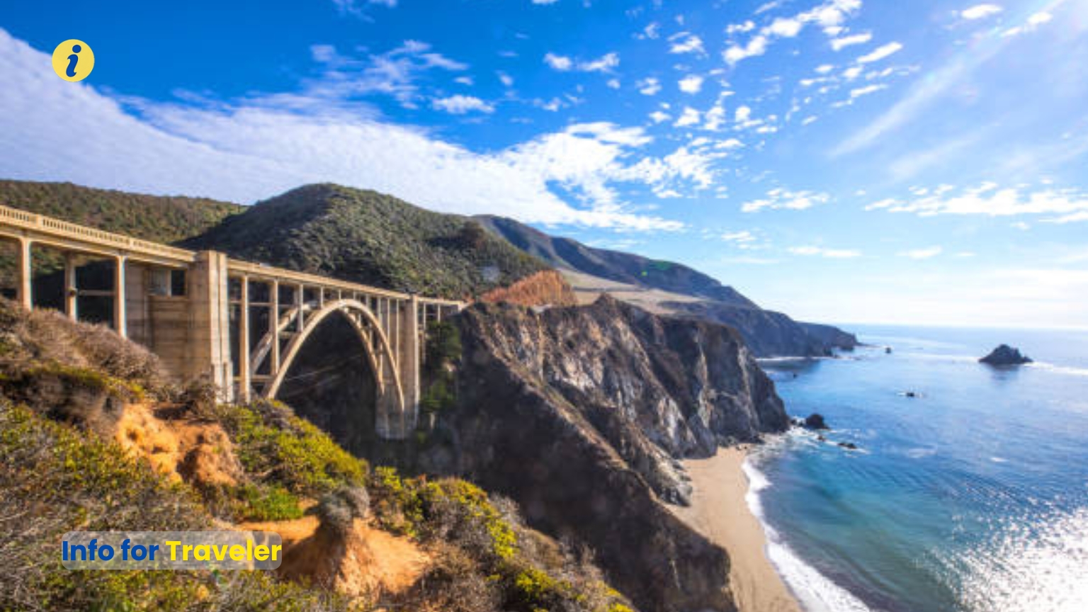 Sea bridges in Big Sur