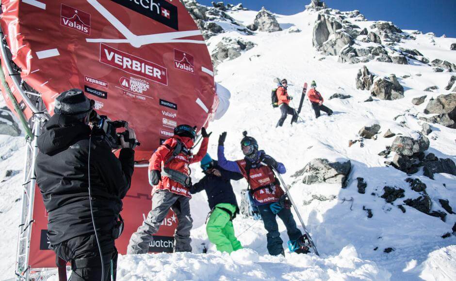 Freeride World Tour skiing