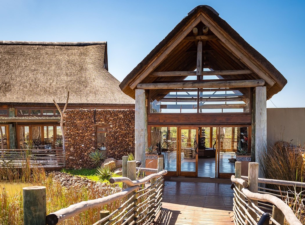 A safari lodge