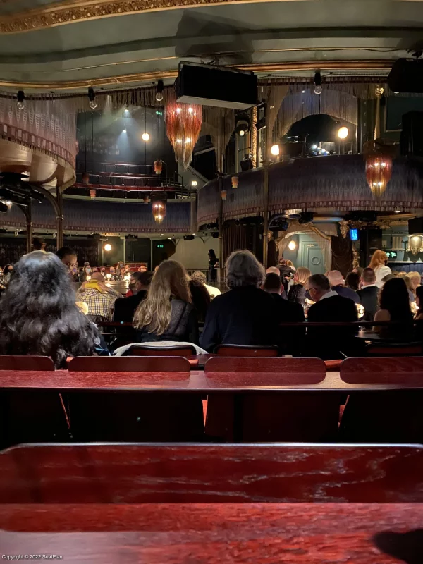 The view from Stalls G22 at the Playhouse Theatre in London