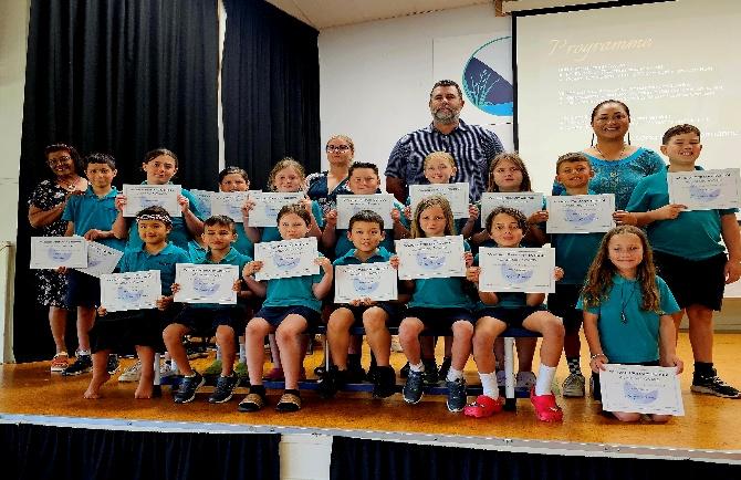 A group of children holding up signs AI-generated content may be incorrect.