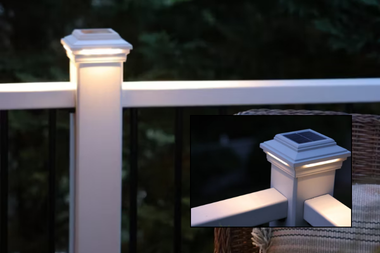 elevating your deck with trex lighting a guide to composite deck illumination solar post cap lights classic white custom built michigan