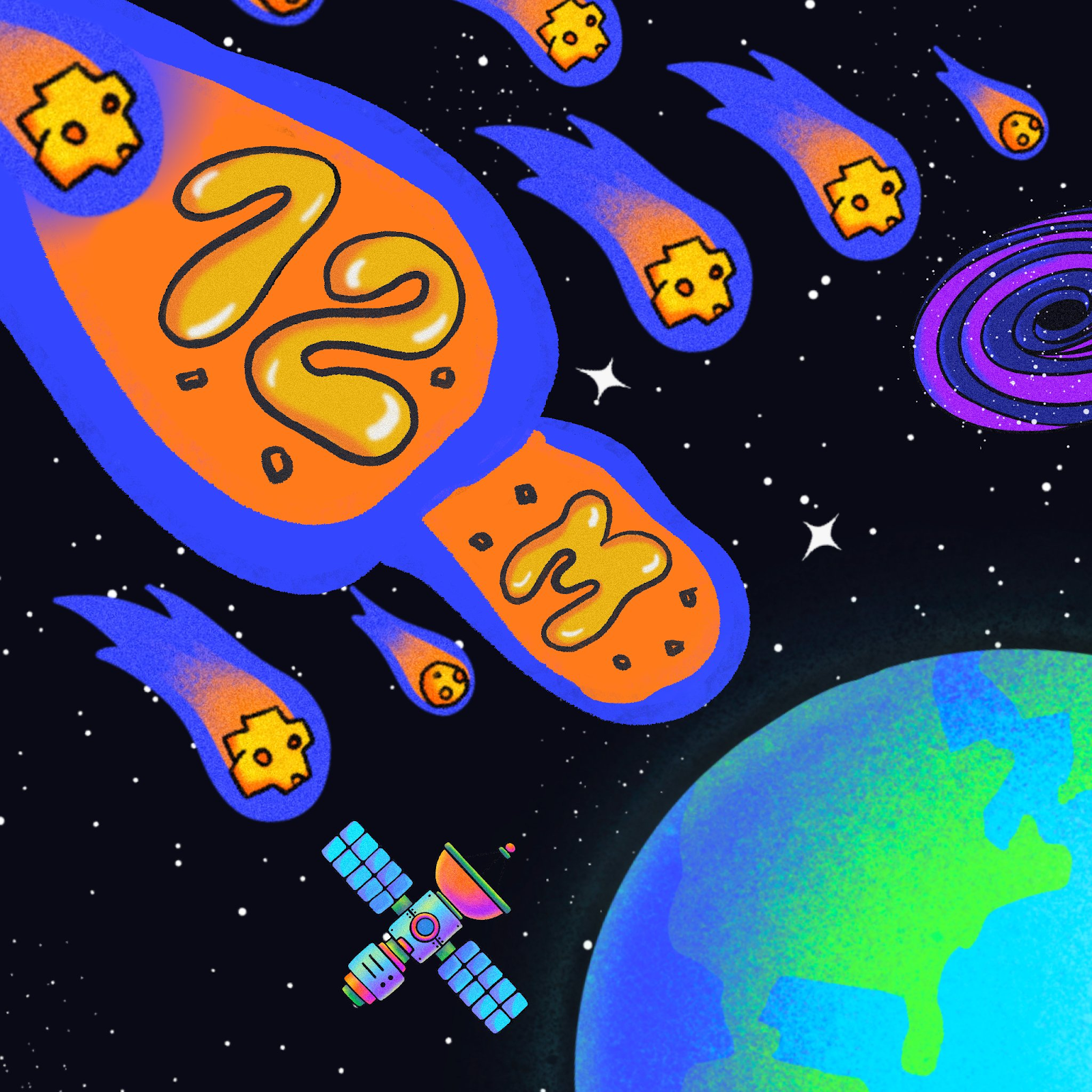 A cartoon of a space scene

Description automatically generated with medium confidence