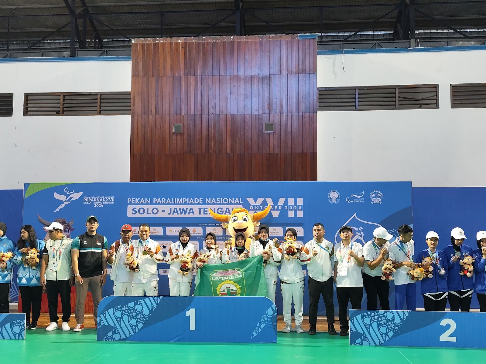  Tim Goalball Putri Sumatera Selatan Raih Medali Emas