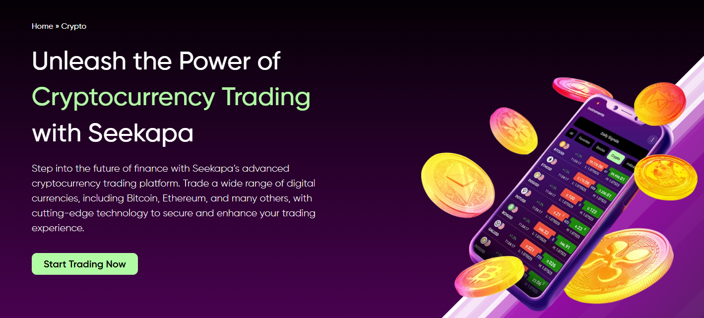 trading crypto with Seekapa