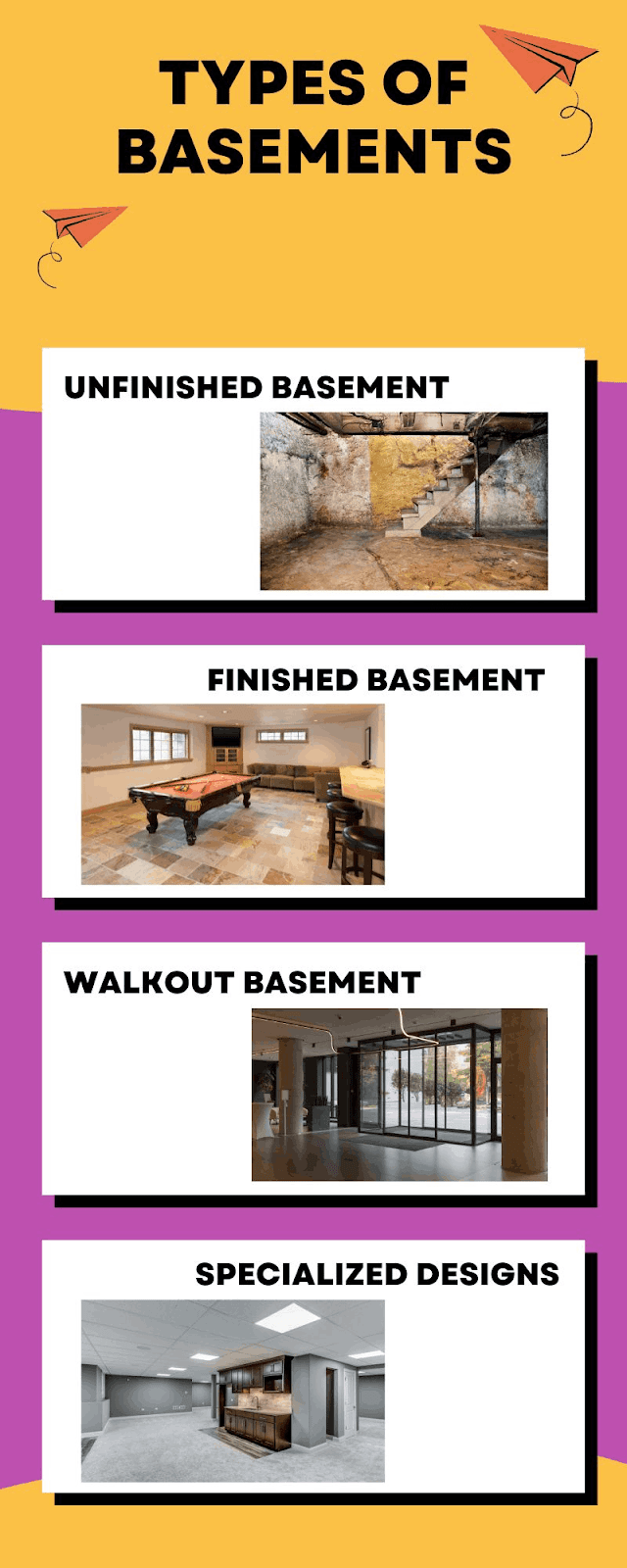 Types of Basements