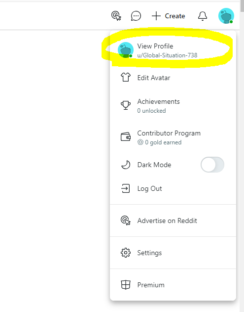 Customizing Reddit Profile