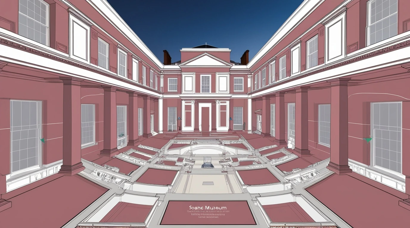 Isovist Map of Soane Museum