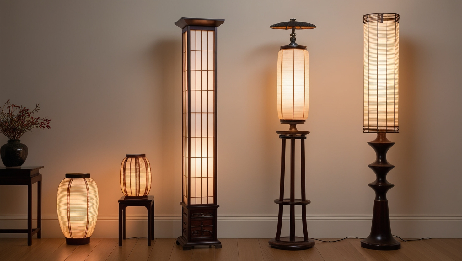 Japanese Traditional Floor Lamp