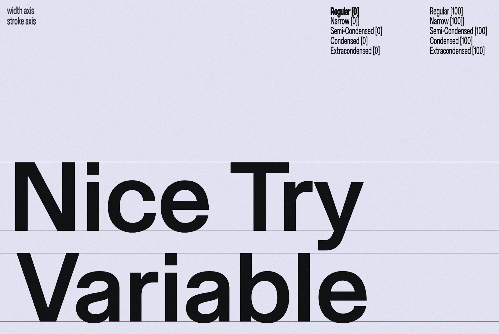 Image from the Blurring Lines: Nice Try's Branding & Variable Type article on Abduzeedo