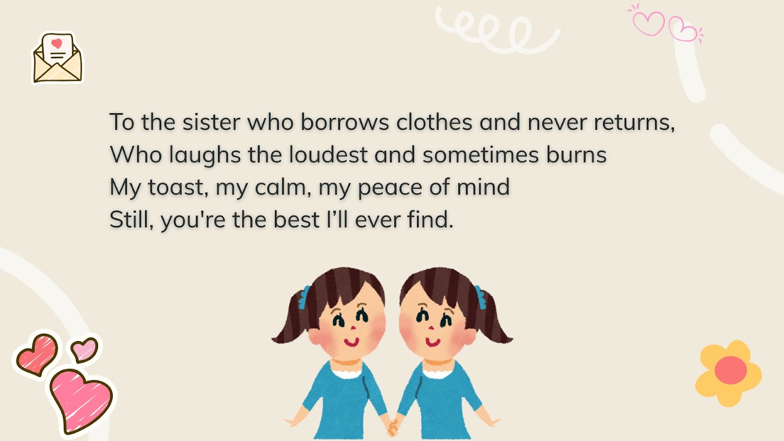 Got a sister with a great sense of humor?&nbsp;