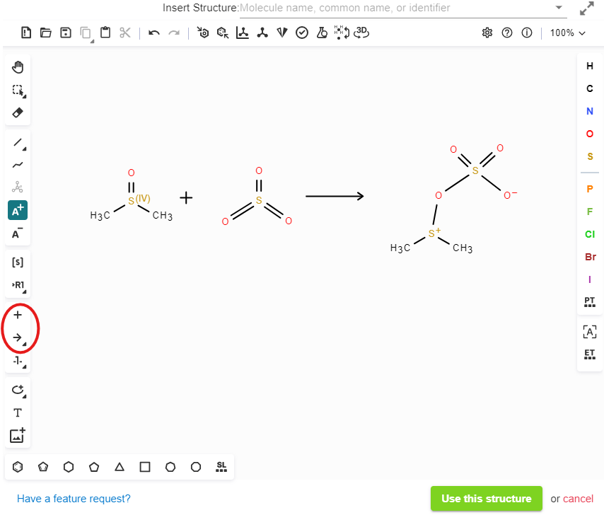  registered Molecules or draw new ones