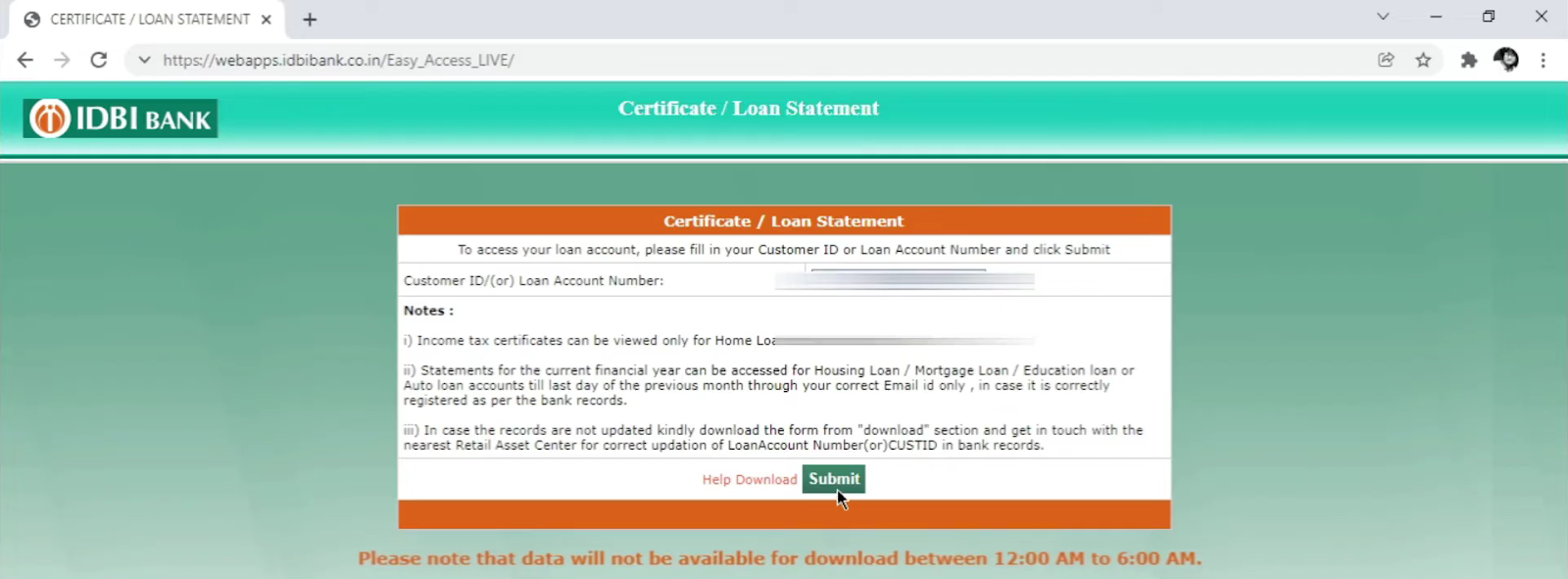 idbi home loan interest rates