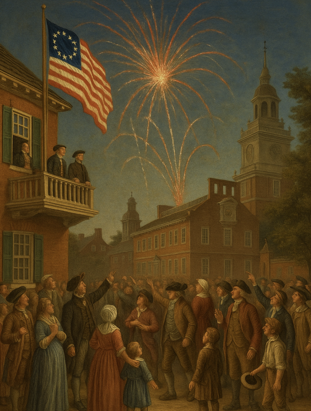 First formal Independence Day