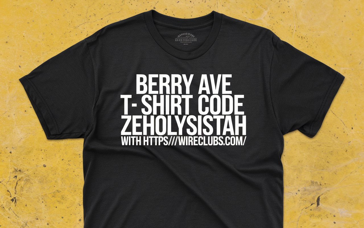 berry ave t shirt code zeholysistah