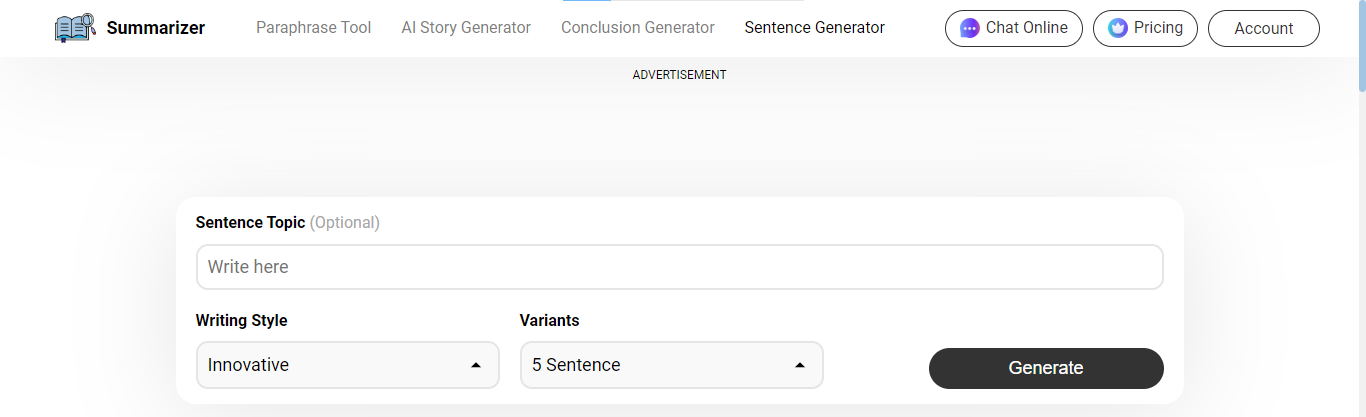 Sentence Generator