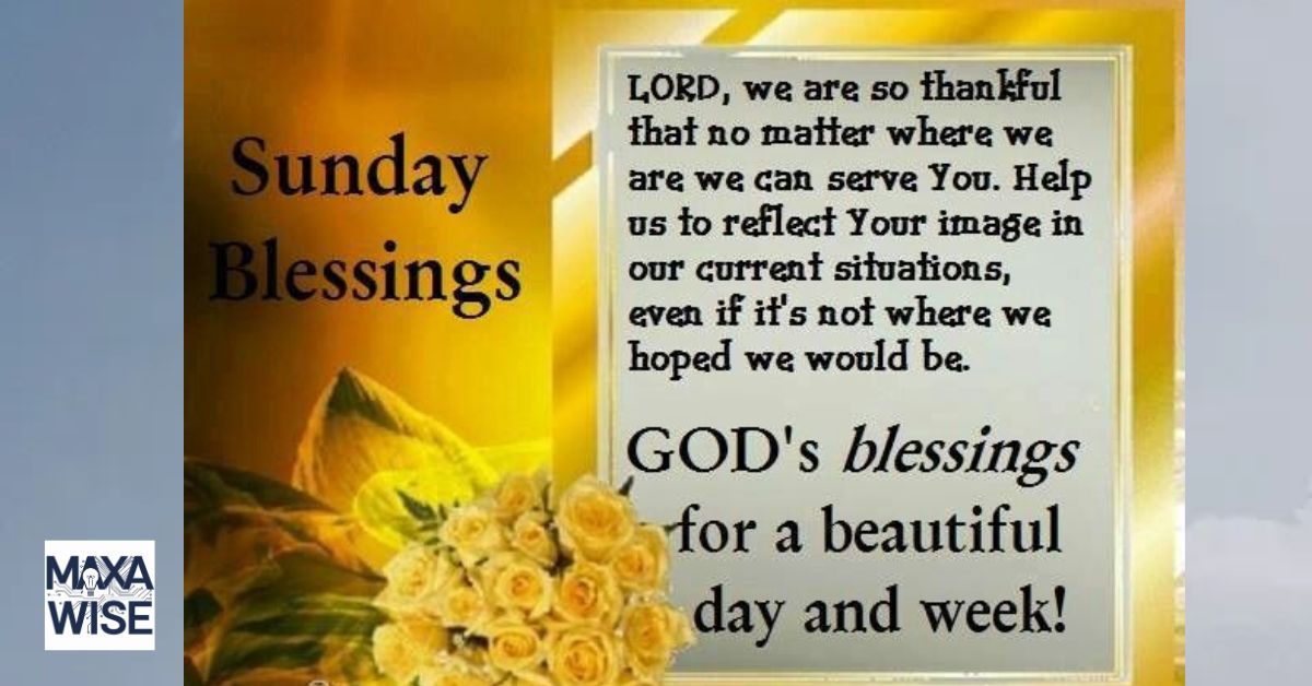 Prayer Sunday Blessings