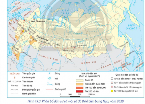 BÀI 19: VỊ TRÍ ĐỊA LÍ, ĐIỀU KIỆN TỰ NHIÊN, DÂN CƯ VÀ XÃ HỘI LIÊN BANG NGA