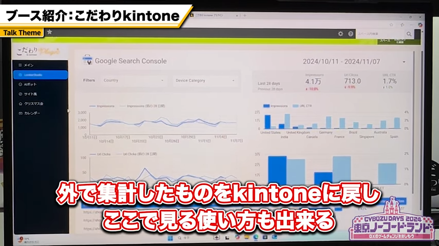 複数アプリからデータを集計し表示