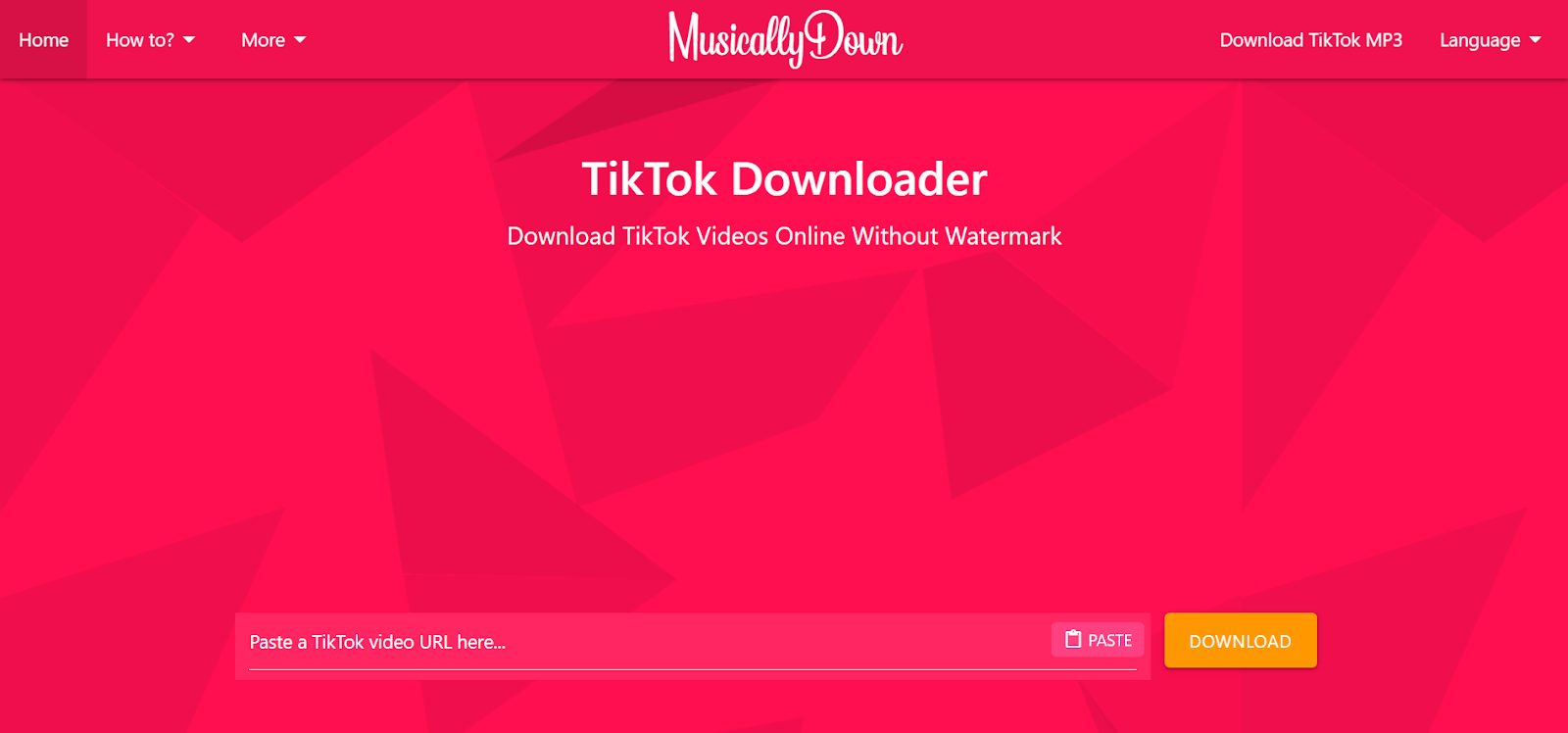 MusicallyDown TikTok to MP4