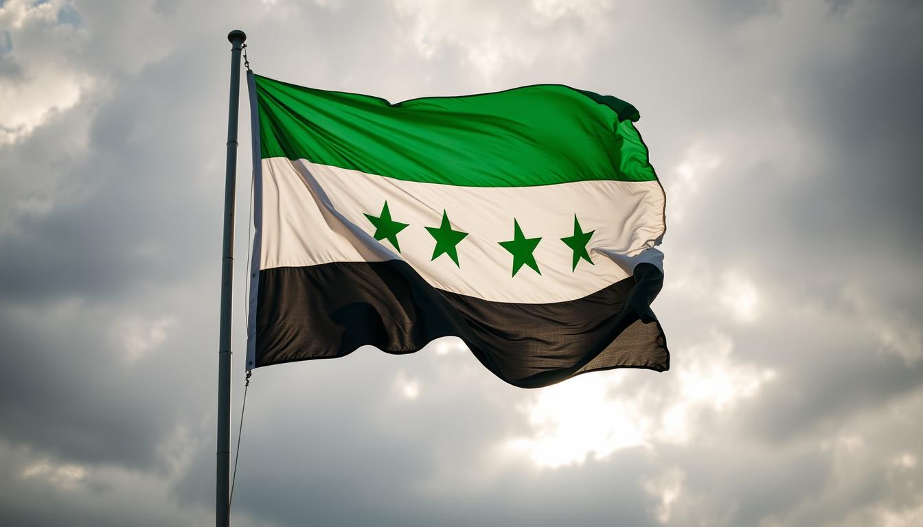 Drapeau de l'opposition syrienne
