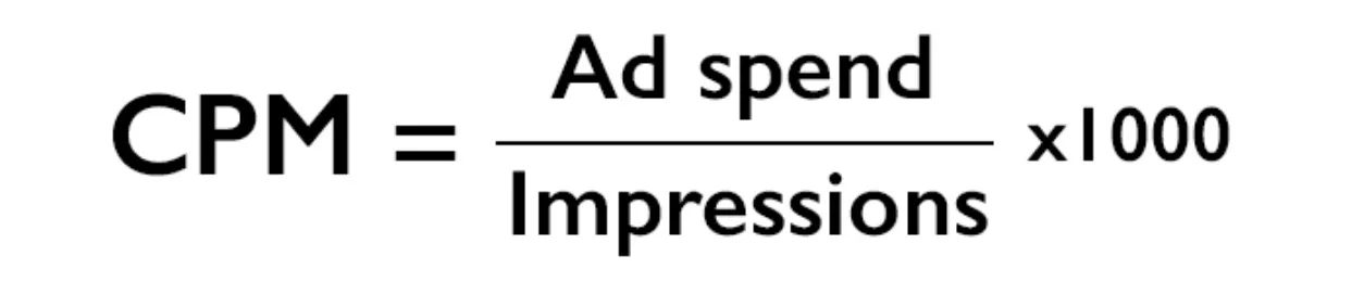 CPM calculation formula